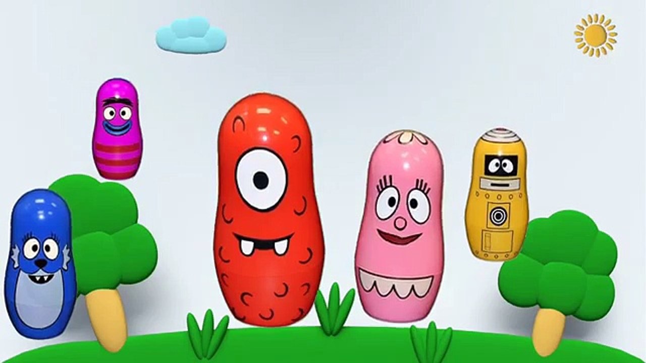 Yo Gabba Gabba Nesting Dolls Finger Family