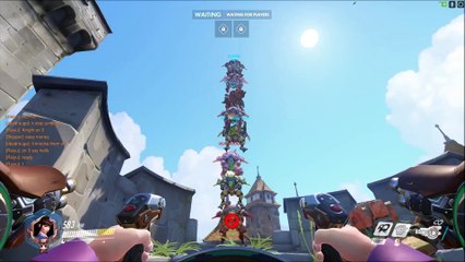 Overwatch: When PTR Lucio testing ends up becoming a D.va stacking game.