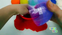 Play Doh Rainbow Ice Cream Cake How to Make Rainbow Play Dough Cake Play Doh Food Kitchen