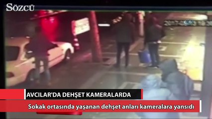 Sokak ortasında yaşanan dehşet kamerada
