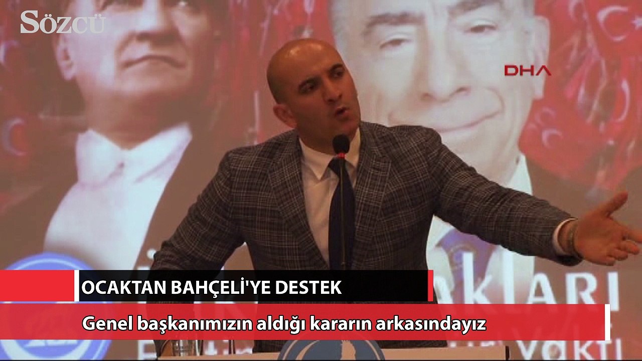 Ülkü Ocakları’ndan Devlet Bahçeli’ye destek