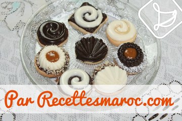 Sablés Prestige Variés - Chocolate Sablé Cookies - صابلي بريستيج