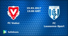 Gabriel Torres Goal HD - Vaduz 0 - 1 Lausanne - 19.03.2017