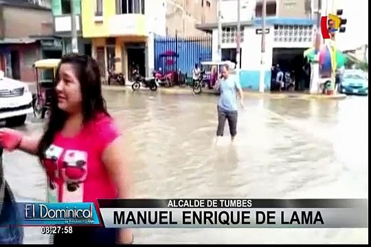 Alcalde de Tumbes pide ayuda para damnificados por huaicos
