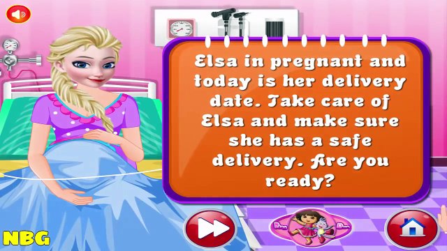 Frozen Pregnant Elsa Emergency Baby Birth Doctor - Surgery games for kids