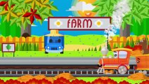 The Train and Cars for kids | Learning colors and animals | Cars & Trains cartoons for children
