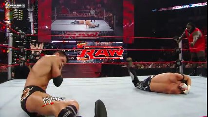 Raw  Evan Bourne & Mark Henry vs. The Legacy