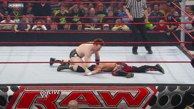 Raw Evan Bourne vs. Sheamus