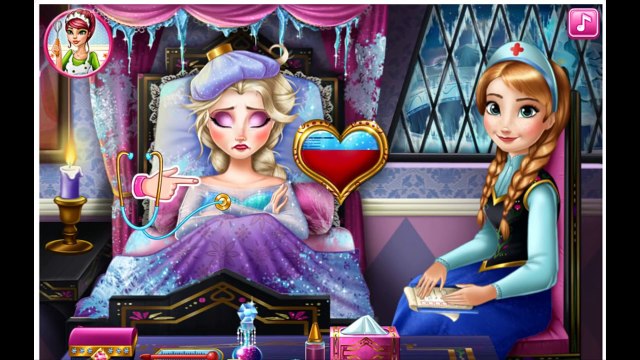 И Анна дисней доктор Эльза грипп для замороженные Игры девушки Принцесса горло olaf