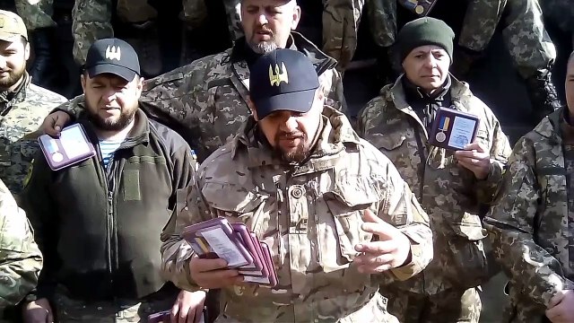 Хлопці з передової на підтримку ветеранів АТО блокади торгівлі на крові