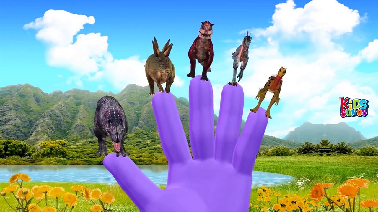 Dinosaurs Vs Animals | Dinosaur Gorilla Lion Bear Elephant Finger ...