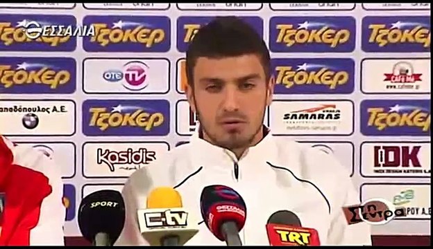 9η ΑΕΛ-Φωκικός 1-0 2014-15 Δημήτρης Γκούρτσας δηλώσεις