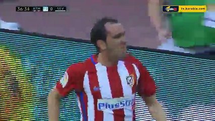 أهداف مباراة اتليتكو مدريد واشبيلية