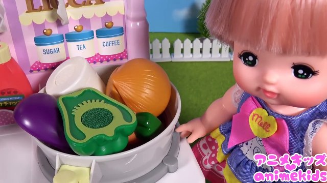 メルちゃん おもちゃ お弁当をつくるよ❤ お料理 クッキング キッチン animekids アニメキッズ animation Mellchan Toy Anpanman
