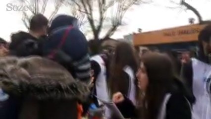Hukuk öğrencilerini engellediler!