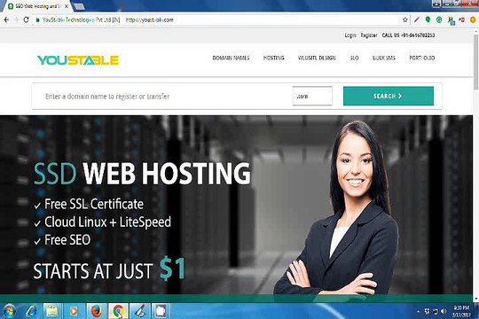 SEO Web Hosting and Website Design company - YouStable Intro