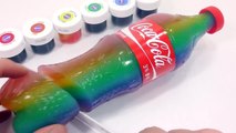 How To Make Rainbow Coca Cola Drinking Water Pudding Jelly Cooking Learn Recipe DIY 리얼 콜라