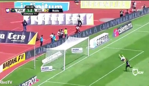 Nicolas Castillo Goal HD - U.N.A.M.- Pumas	2-2	Club America 19.03.2017