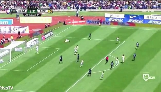 Cecilio Dominguez Goal HD - U.N.A.M.- Pumas	2-3	Club America 19.03.2017