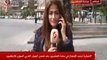مراسلة التليفزيون السوري تتحدث عن هدوء جميل في دمشق ثم تفاجأ على الهواء