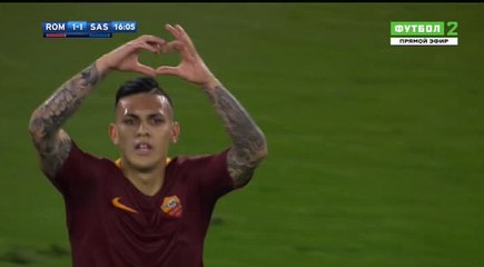 Leandro Paredes Goal HD - AS Roma	1-1	Sassuolo 19.03.2017