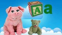 alphabet song for kids pink piggy teddy bear