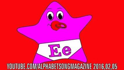 Nursery rhymes alphabet song with letter E and Twinkle Twinkle Little Star