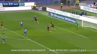 Gregoire Defrel Goal AS Roma 0 - 1 Sassuolo Serie A 19-3-2017
