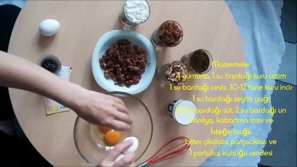 Çocuklar için katkısız kek tarifi Healthy cakes recipe for kids