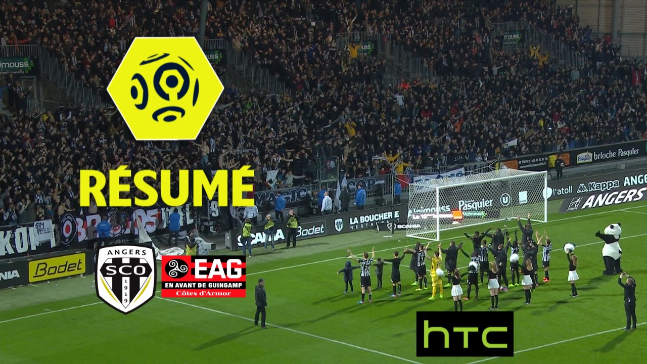 Angers SCO - EA Guingamp (3-0)  - Résumé - (SCO-EAG) / 2016-17