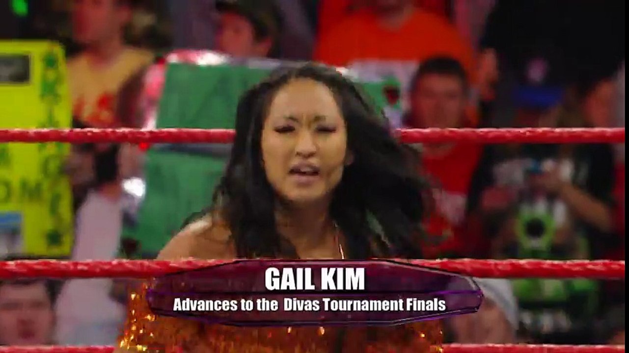 Raw  Gail Kim vs. Alicia Fox - Divas Championship Tournament
