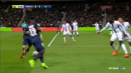 Adrien Rabiot Goal HD - Paris SG	1-1	Lyon 19.03.2017