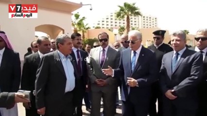 محافظ جنوب سيناء ومدير الأمن يتفقد أعمال تطوير منفذ طابا البرى
