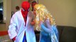 Deadpool vs Harley Quinn | Spiderman Frozen Elsa & Anna Mad | Funny Superheroes in Real Li