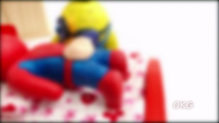 Elsa Baby Eating Cake Diaper Change In Real Superhero Baby Life Stop Motion Videos