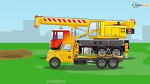 The Yellow Excavator Construction Cartoon for children Little Cars & Trucks
