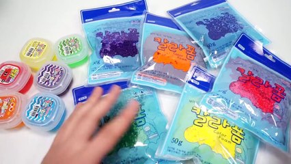 ABC Song l How To Make Rainbow Color Foam Jiggly Clay Slime l kid songs