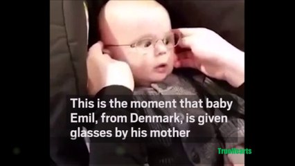The reaction to seeing his mom for the first time is priceless