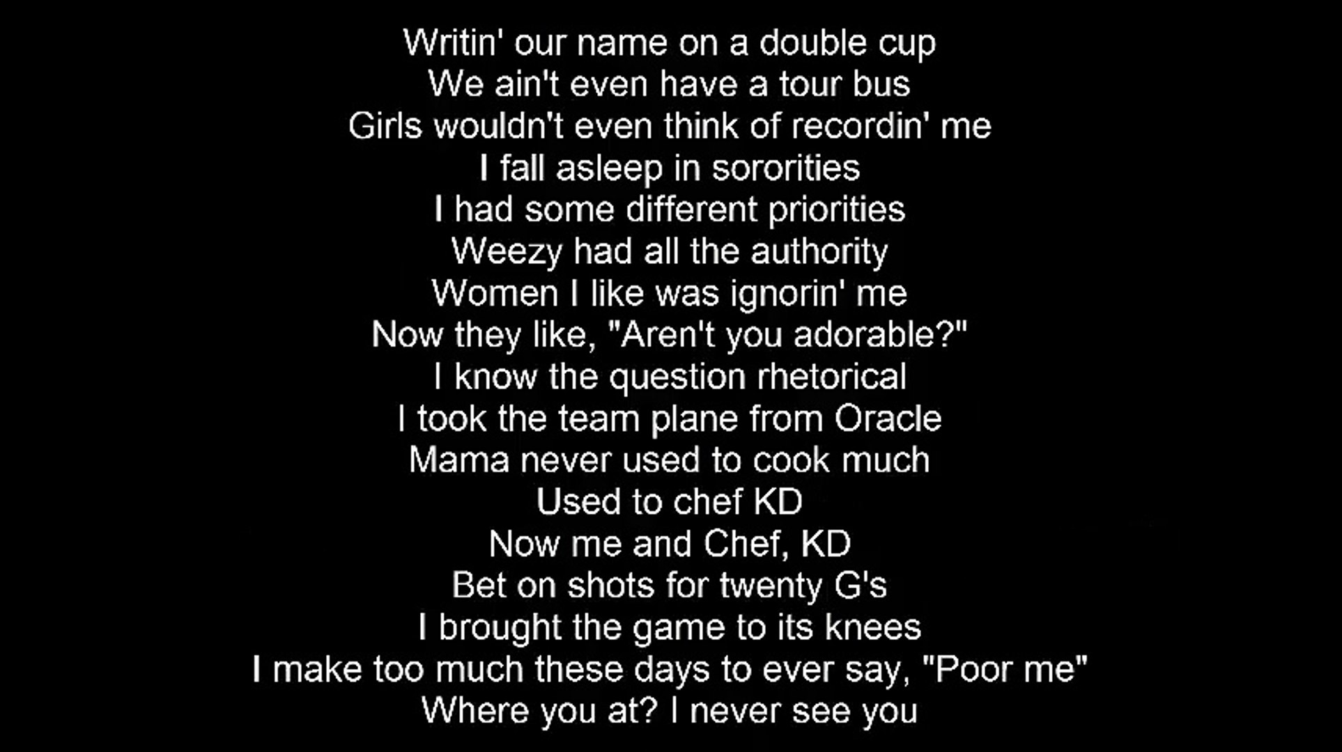 Drake - Free Smoke Lyrics - Video Dailymotion