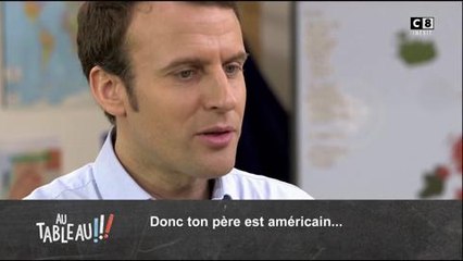 Macron parle anglais