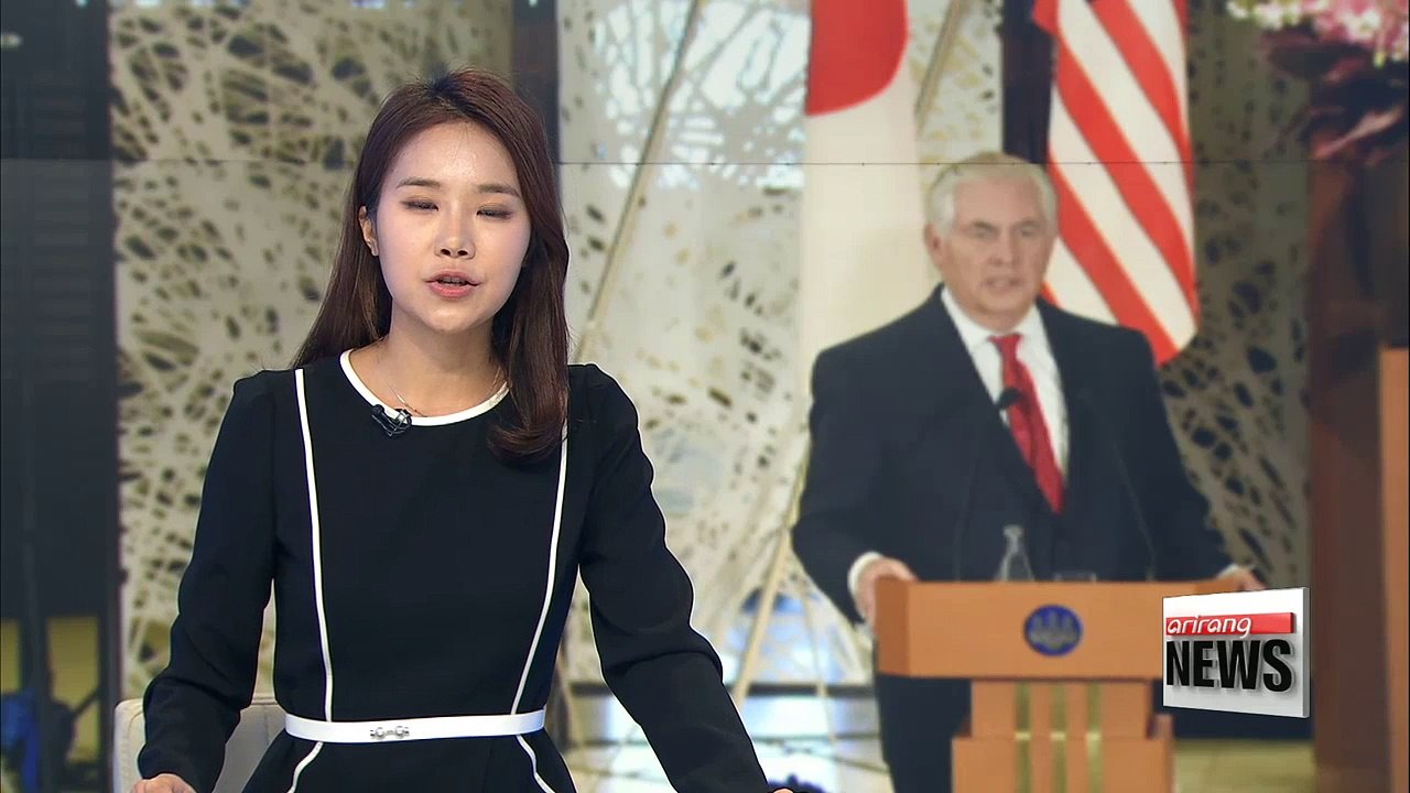 Tillerson's remarks causes confusion, using different descriptions for S. Korea and Japan