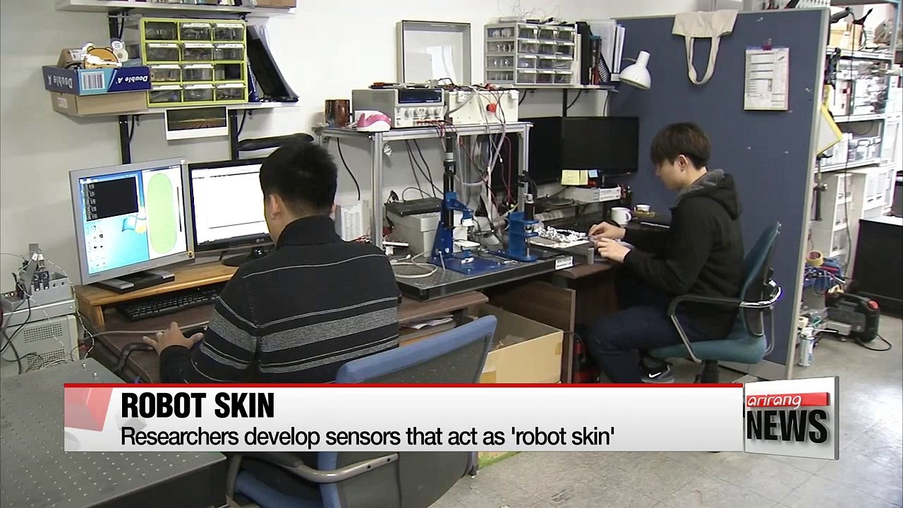 Researchers develop "robot skin" sensor