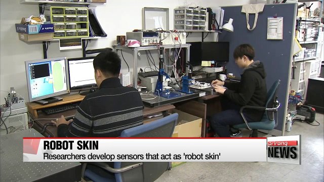 Researchers develop robot skin sensor