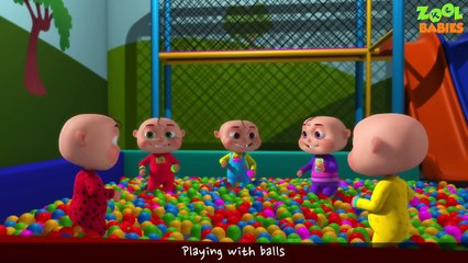 Wheels On The Bus With Five Little Babies | Nursery Rhymes Compilation | Zool Babies Fun S