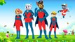Paw Patrol transforms into Superheroes Finger Family Song | PJ Masks, Oddbods, Mickey Mous