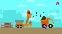Саго Мини грузовики и копалки играть и Узнайте строить игра для ребенок, начинающий ходить приложение по саго саго