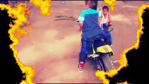 Little Kid Doing Bike Stunt - Real Video