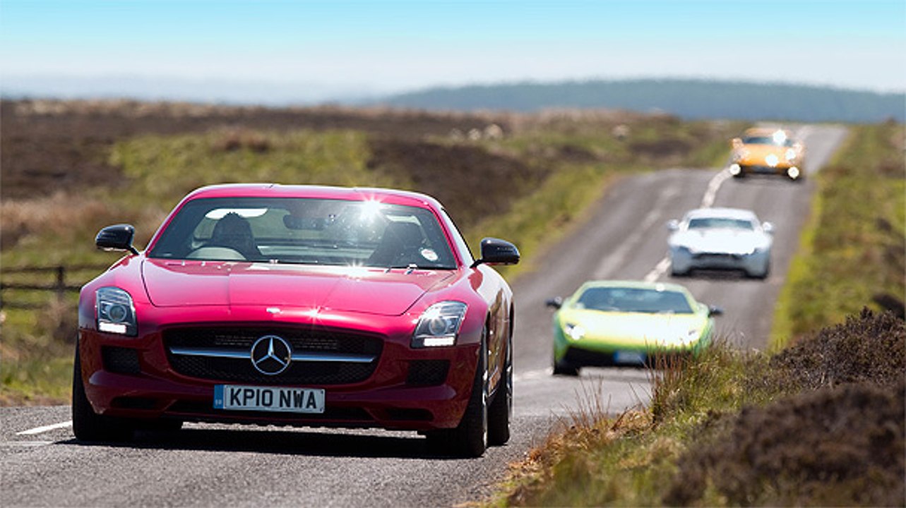 Merc SLS vs its supercar rivals