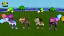 Jurassic Park Dinosaurs Rain Rain Go Away | Animated Dinosaurs | Nursery Rhymes ABC