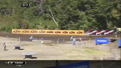 MXGP of Patagonia Argentina Benoit Paturel passes Thomas Kjer Olsen